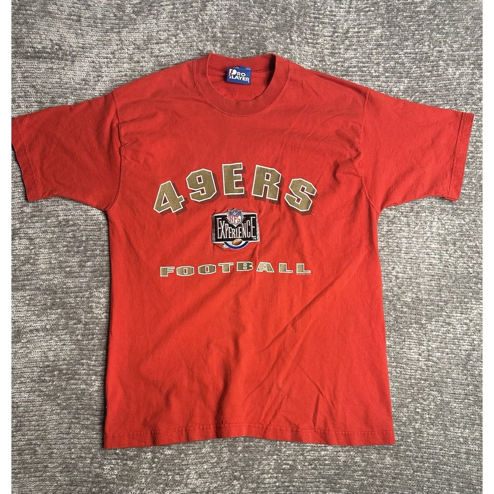 Vintage 1995 San Francisco 49ers T-Shirt Men's Size Large Pro Player Football